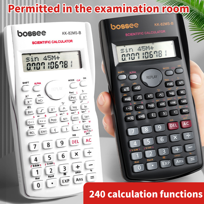 Scientific Calculator For Secondary School - Calculatrice scientifique 240 fonctions, écran à