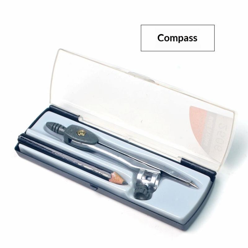 Math Geometry Set With Compass - Ensemble de compas à mécanisme de