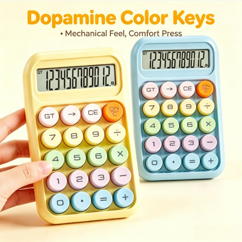 Scientific Calculator For Secondary School - Calculatrice mignonne et colorée, avec un