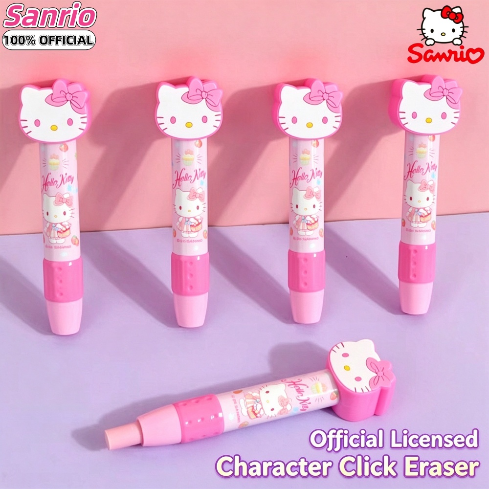 Retractable Eraser Pen Click - Gomme à effacer rétractable à mécanisme