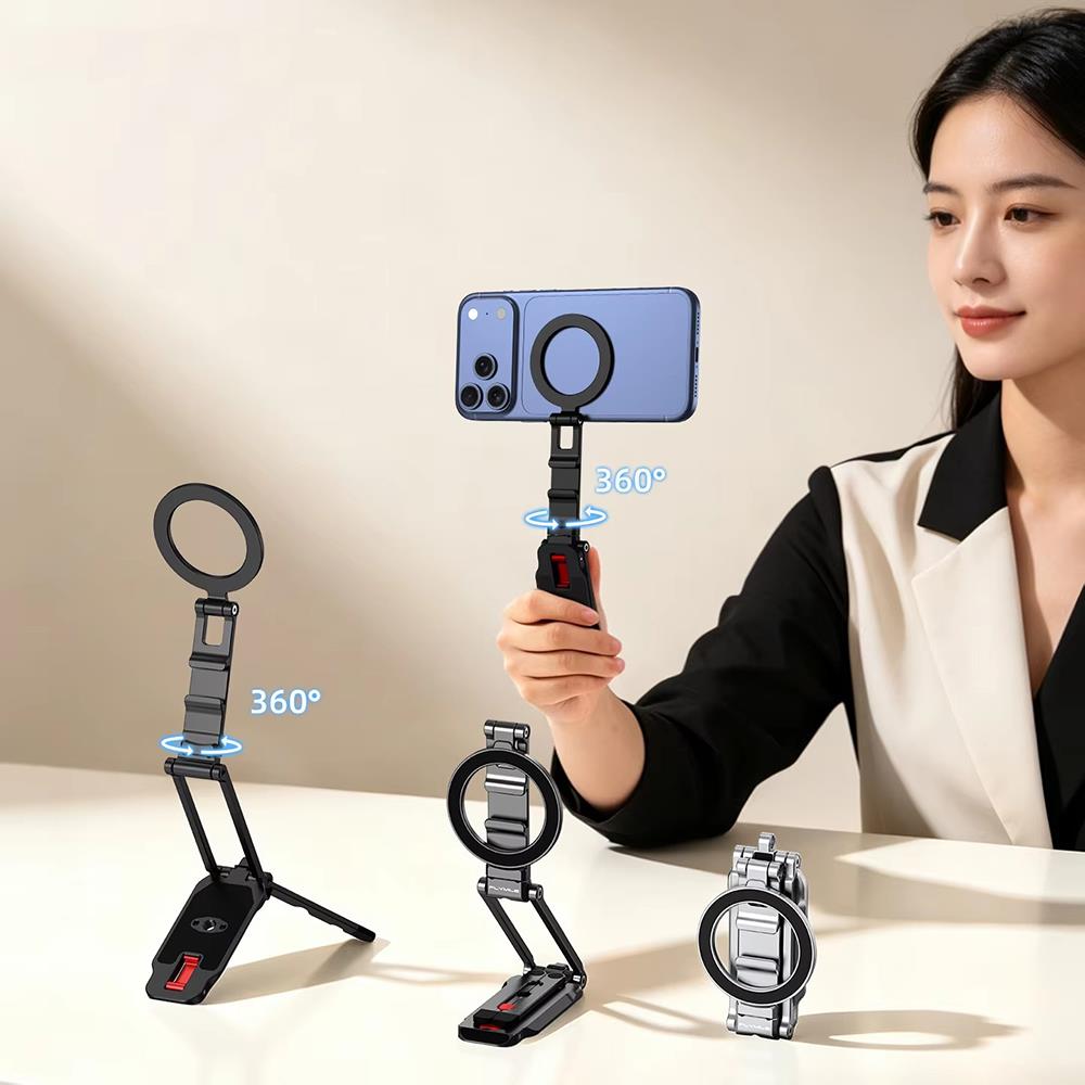 Desk Accessories - Trépied magnétique pour téléphone, compatible avec