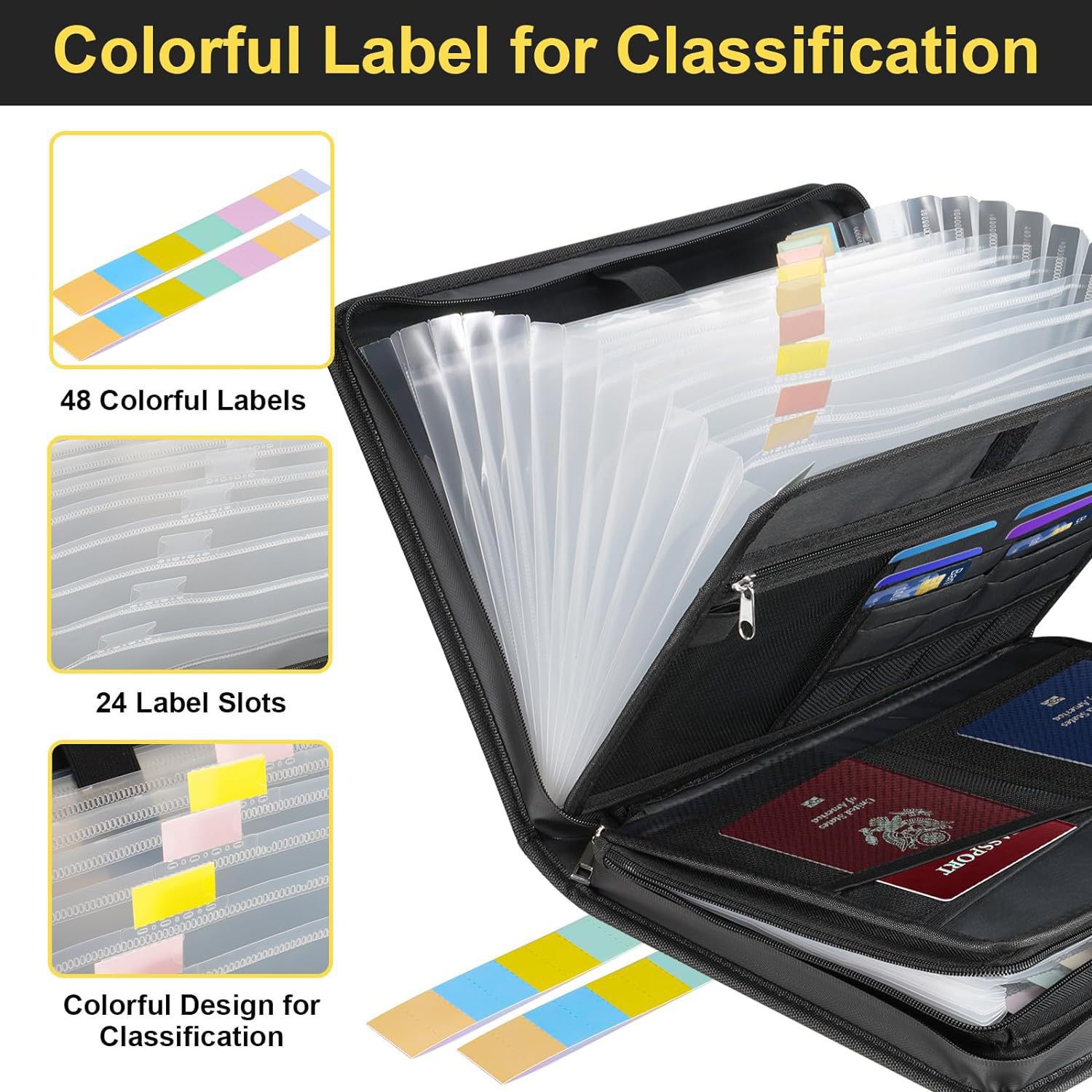 Dossier de classement extensib - Expandable Accordion File Folder 13 Pockets avis et prix