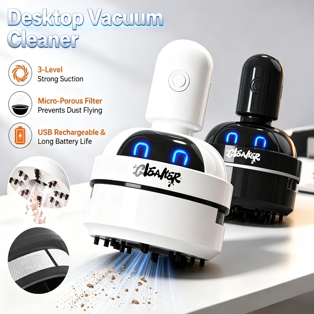Aspirateur de bureau miniature - Mini Desktop Vacuum Cleaner For Eraser Dust avis et prix
