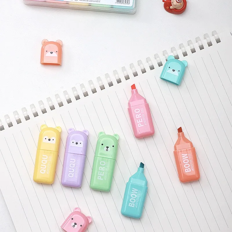 Ensemble de stylos surligneurs - Pastel Highlighter Set Double Ended avis et prix
