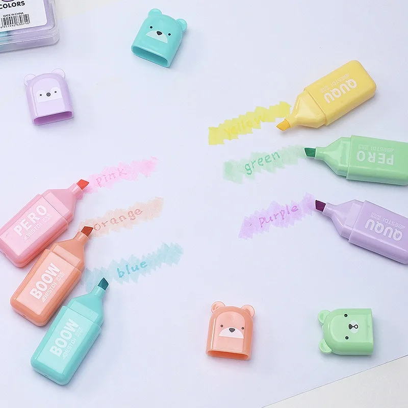 Ensemble de stylos surligneurs - Pastel Highlighter Set Double Ended avis et prix
